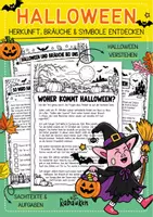 Vorschau - Arbeitsblätter - Halloween verstehen 🎃👻 Sachtexte & Aufgaben zur Herkunft von Halloween - Deckblatt