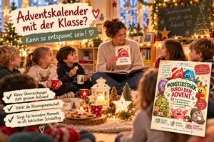 Vorschau - Spiele - Monsterstark durch den Advent – Adventskalender für die 1. - 4. Klasse | 32 Überraschungen & 4 Blanko-Kärtchen - Seite 2