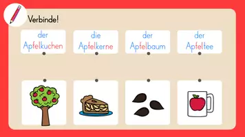 Vorschau - Spiele - Lesespiel Apfel - "Ich habe ... Wer hat ...?" - Seite 2