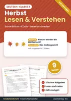 Vorschau - Arbeitsblätter - Herbst Lesen & Verstehen Klasse 3 - Deckblatt