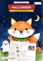 Vorschau - Arbeitsblätter - Halloween Englisch Klasse 3 | Halloween Vocabulary Worksheets | Wortschatz Grundschule | English Arbeitsblätter - Deckblatt