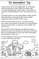 Vorschau - Text - Lesetext vorlesen - Klasse 2 Klasse 3 Grundschule Deutsch Lesetraining Leseförderung Leseverständnis - Deckblatt