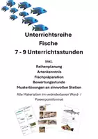 Vorschau - Unterrichtsreihen - Sofort einsatzbereit! Unterrichtseinheit Fische - Klasse 5/6 - Deckblatt