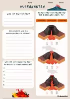 Vorschau - Arbeitsblätter - Vulkane: Arbeitsblätter und Übungsaufgaben (mit Lösungen) - Erdkunde für die Sek 1 - Seite 3