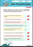 Vorschau - Arbeitsblätter - Tsunami Quiz mit Lösungen - Erdkunde Vertretungsstunde Klasse 6/7 - Seite 2
