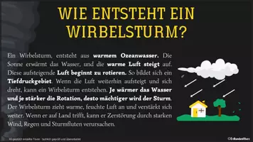 Vorschau - Arbeitsblätter - Wetter und Klima - Materialpaket mit Lernkarten & Arbeitsblättern zu Stürmen, Klimazonen und Klimadiagrammen - Erdkunde Klasse 6-8 - Seite 3
