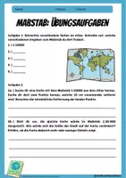 Vorschau - Arbeitsblätter - Maßstab im Atlas - Merkblatt und Übungsaufgaben zum Atlasführerschein - Erdkunde Klasse 6/7 - Seite 3