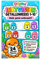 Voorbeeld - Inktvisssen tellen -getallenrij 1-10 Ollydoo - Voorblad