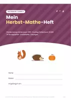 Vorschau - Arbeitsblätter - Herbst-Mathe Klasse 4 – Übungsheft Zahlenraum 1000 und 10 000 mit Lösungen - Seite 1