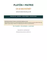 Náhled - Platón × Matrix: Co je skutečné? | zážitková hodina filozofie + pracovní list - boční 2
