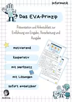 Vorschau - Arbeitsblätter - Das EVA-Prinzip | Präsentation, Arbeitsblatt & interactive - Deckblatt