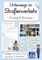 Vorschau - Arbeitsblätter - Verkehrserziehung Klasse 1 - Deckblatt