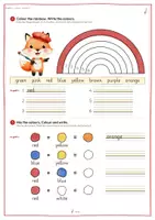 Vorschau - Arbeitsblätter - Farben Englisch Klasse 3 | Colours Englisch | Farben auf Englisch Arbeitsblätter | Vocabulary Worksheets | Englisch Grundschule - Seite 3