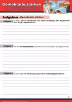 Vorschau - Arbeitsblätter - Demokratie stärken - Beteiligung und Verantwortung - Arbeitsblätter mit Lösungen - Politik Klasse 7/8 - Seite 3