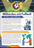 Vorschau - Arbeitsblätter - Fußball WM 2026 - Wirtschaft und Einnahmen einer Weltmeisterschaft - Arbeitsblätter mit Lösungen - Erdkunde Klasse 8/9 - Seite 1