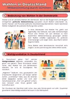 Vorschau - Arbeitsblätter - Wahlen in Deutschland - Arbeitsblatt mit Lösungen - Politik und Sozialkunde Klasse 7/8 - Seite 1