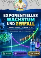 Vorschau - Arbeitsblätter - Exponentielles Wachstum und Zerfall – Klasse 9 - Deckblatt