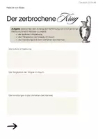 Vorschau - Arbeitsblätter - kleines Materialpaket - der zerbrochene Krug - Seite 3