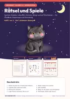 Vorschau - Spiele - Halloween-Rätsel: Suchsel, Sudoku, Bingo – Kl. 1–4 - Deckblatt