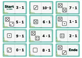 Vorschau - Spiele - Einmaleins - Domino / 2 Varianten - Seite 2