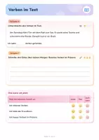 Vorschau - Arbeitsblätter - Verben erkennen & konjugieren | Präsens und Personalformen | Grammatik Klasse 5/6 | mit Lösungen - Seite 3