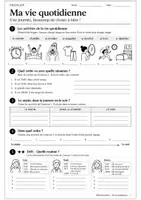 Vorschau - Arbeitsblätter - Ma vie quotidienne - Reflexive Verben differenziert (inkl. Lösung) - Seite 1