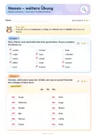 Vorschau - Arbeitsblätter - Nomen üben | Artikel, Mehrzahl & Oberbegriffe | Arbeitsblatt Deutsch Klasse 5/6 | mit Lösungen - Seite 3