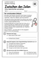 Vorschau - Arbeitsblätter - Lernstand 5 Deutsch (LS5) – Lesen & Sprachverständnis | 3 Übungsblätter mit Lösungen - Seite 2