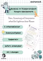 Vorschau - Arbeitsblätter - Boxplots erstellen und interpretieren - Känguru-Wettbewerb - Deckblatt