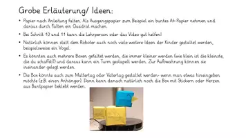 Vorschau - Mal- und Bastelvorlagen - Roboter aus gefalteten Boxen - Seite 3