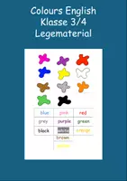Vorschau - Bildkarten - Colours English Legematerial Klasse 3/4 - Deckblatt