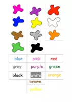 Vorschau - Bildkarten - Colours English Legematerial Klasse 3/4 - Seite 1