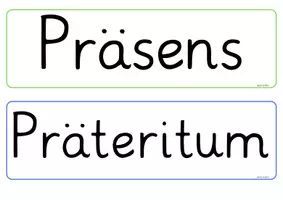 Vorschau - Arbeitsblätter - Komplettpaket Tempusformen – Unterrichtsmaterial Klasse 45 - Seite 1