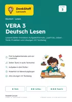 Vorschau - Arbeitsblätter - VERA 3 Deutsch Lesen Übungen mit Lösungen - Deckblatt