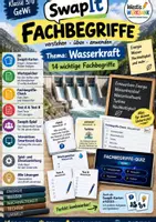 Vorschau - Arbeitsblätter - ⚡ 14 FACHBEGRIFFE | Wasserkraft | Karteikarten + Wortspeicher + Swap It Klassensatz + Übungsblatt + Test A/B + Lösungen + Smartboard-Quiz 🎮 - Deckblatt