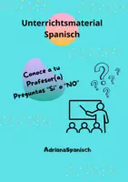 Vorschau - Arbeitsblätter - Conoce a tu Profesor(a) - Deckblatt