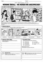 Vorschau - Arbeitsblätter - Werbung analysieren Klasse 7/8, Werbeanzeige untersuchen - Seite 1