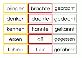 Vorschau - Spiele - Unregelmäßige Verben zum Auflegen - Seite 2