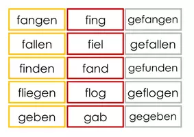 Vorschau - Spiele - Unregelmäßige Verben zum Auflegen - Seite 3