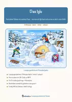 Vorschau - Arbeitsblätter - Das Iglu – Lesespurgeschichte mit Rätselaufgaben (Klasse 3) - Seite 1