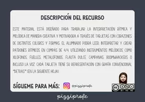 Vista previa - Juegos / Gamificación - 💖 Corazones Molones 🎶 TARJETAS MELÓDICAS DE SAN VALENTÍN 💖 by @pizziprofe - página 1