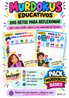 Vista previa - Hojas de trabajo - Pack básico: 2 Expedientes de Murdokus Educativos - Portada