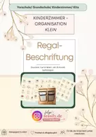 Vorschau - Anderer Materialtyp - Kinderzimmerorganisation - Beschriftung für Regale - Deckblatt