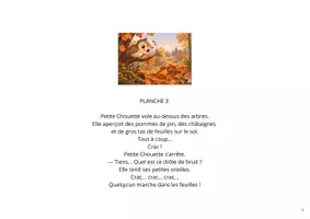 Aperçu - Préparation de séance / Séance complète - KAMISHIBAI PETITE CHOUETTE ET LE SECRET DE L’AUTOMNE - Page 3