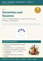 Vorschau - Arbeitsblätter - Vorzeichen und Tonarten – Musik Klasse 6/7 - Seite 1