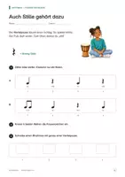Vorschau - Unterrichtsreihen - Rhythmus entdecken – Musik Klasse 3/4 | Illustriertes Arbeitsheft mit Bodypercussion, Notenwerten und Lösungen - Seite 3