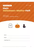 Vorschau - Arbeitsblätter - Halloween-Mathe Klasse 1 – Übungsheft Zahlenraum 10 mit Lösungen - Seite 1