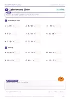 Vorschau - Arbeitsblätter - Halloween-Mathe Komplettpaket Klasse 1–4 | 4 Übungshefte mit Lösungen - Seite 3