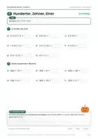 Vorschau - Arbeitsblätter - Halloween-Mathe Klasse 3 – Übungsheft Zahlenraum 1000 mit Lösungen - Seite 3