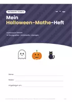 Vorschau - Arbeitsblätter - Halloween-Mathe Klasse 4 – Übungsheft Zahlenraum 100 000 mit Lösungen - Seite 1